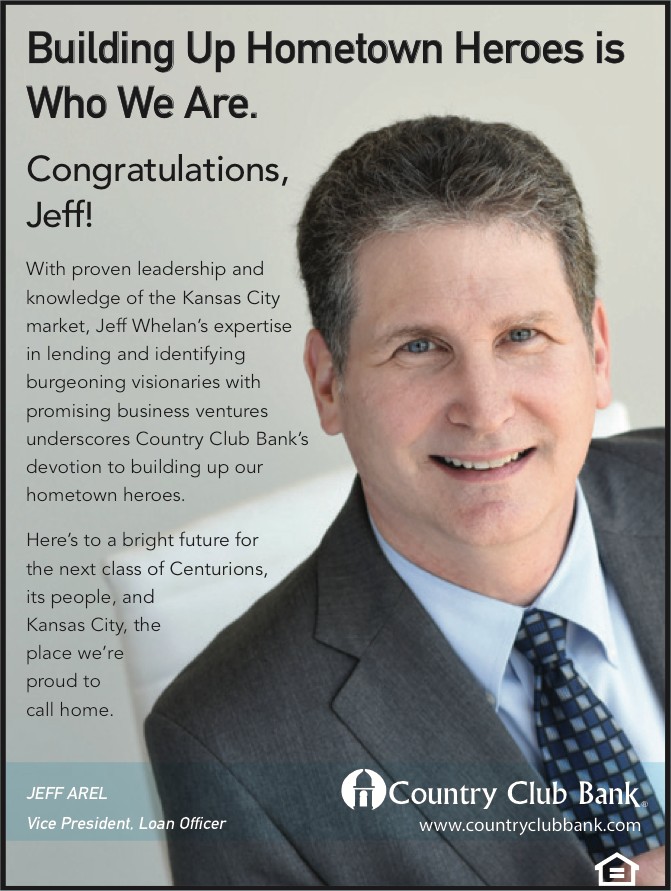 Country Club Bank print ad — Building Up Hometown Heroes Is Who We Are