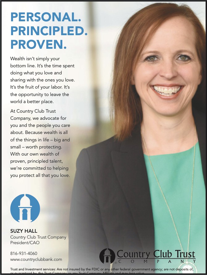 Country Club Trust Company ad — Personal. Principled. Proven.